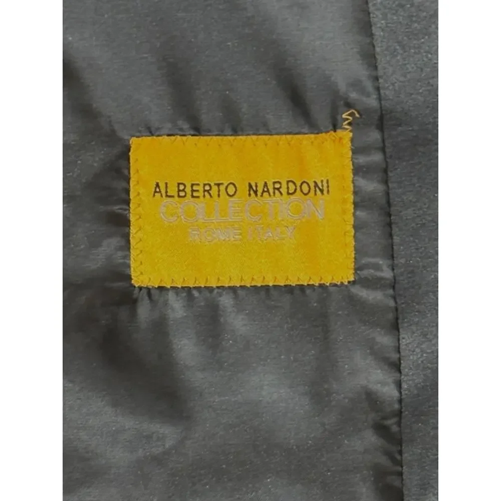 Alberto Nardoni Gold Sequin Tuxedo Blazer Satin Lapel Mens‎ Size M Jacket Prom